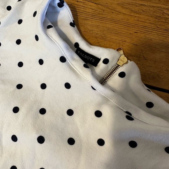 Talbots polka dot blouse - Picture 2 of 3
